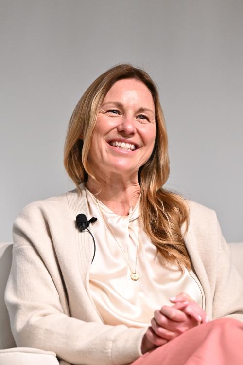 UCLA researcher Amander Clark smiles during a BSCRC panel.