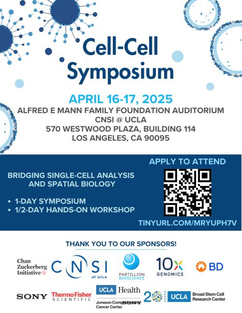 A flyer containing information about the Cell-Cell Symposium (contents repeated on webpage).