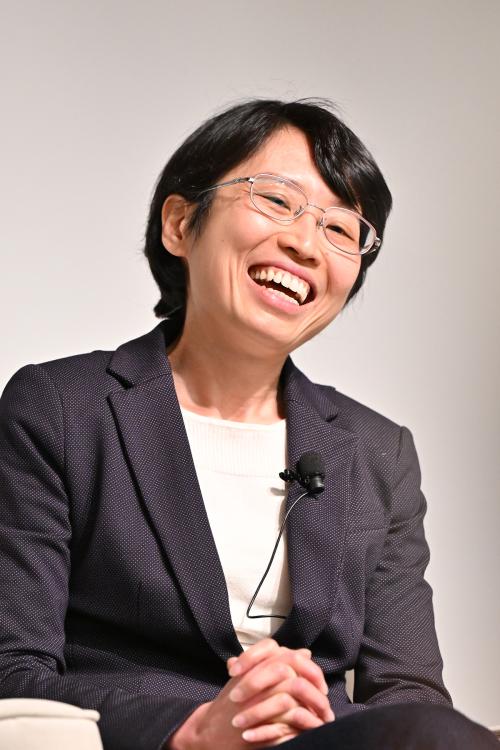 UCLA researcher Yvonne Chen participates in a panel event.