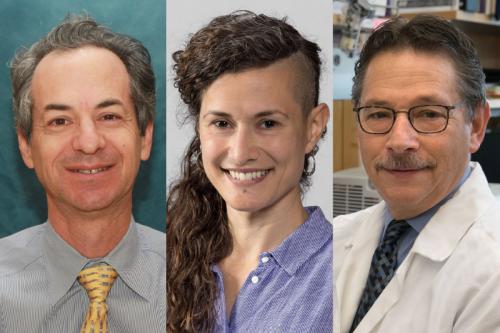 From left to right: Dr. Gerald Lipshutz, Dr. Zulema Romero Garcia and Dr. Donald Kohn