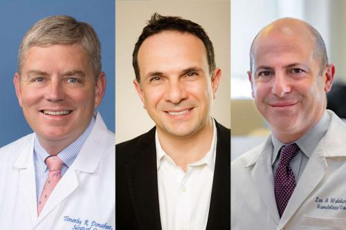 Drs. Timothy Donahue, Caius Radu and Zev Wainberg of UCLA