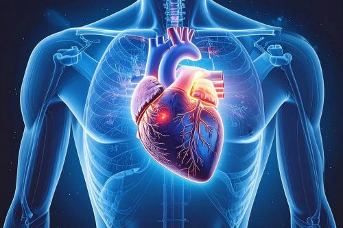 graphic rendering showing a heart