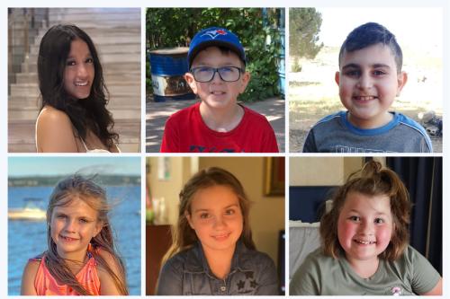 Six elementary, middle and high school age kids years after they received a gene therapy for ADA-SCID
