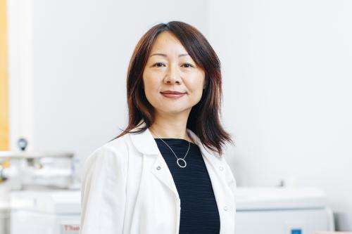 UCLA scientist Lili Yang in her lab