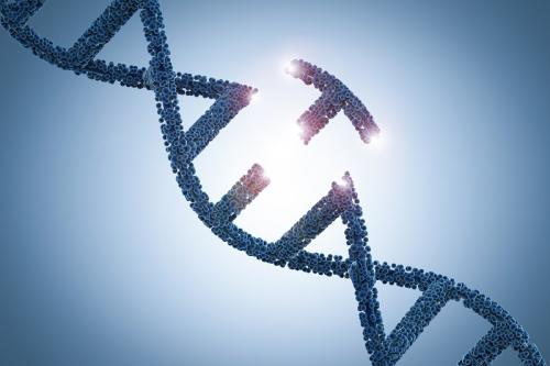 DNA illustration.