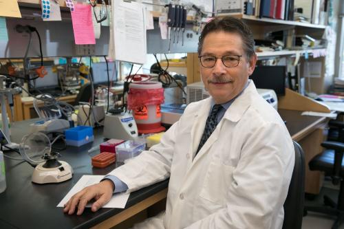 Headshot of Donald Kohn in a lab sitting down