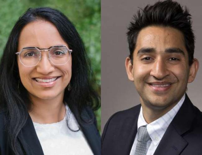 Dr. Aparna Bhaduri and Dr. Kunal Patel