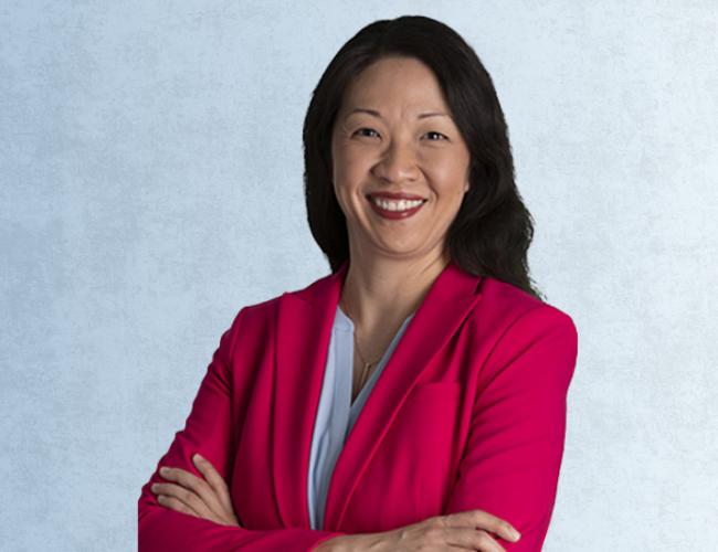 A photo of a smiling Jenny Hsieh, Ph.D.