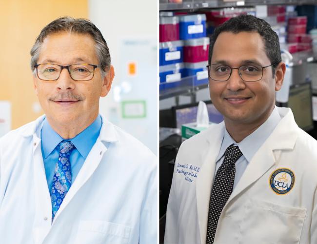 A side by side image featuring Drs. Kohn and Rao.