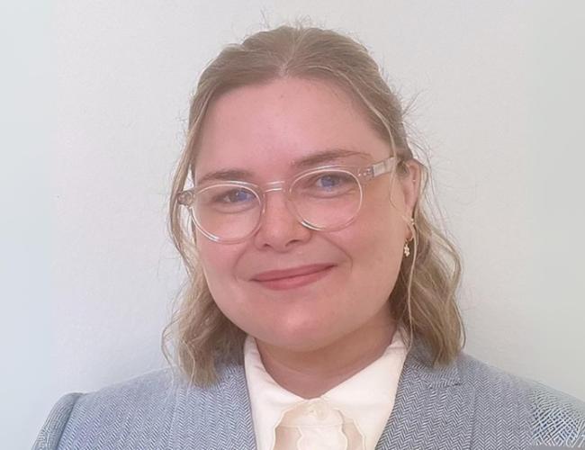 Ruby Sims smiles for a photograph