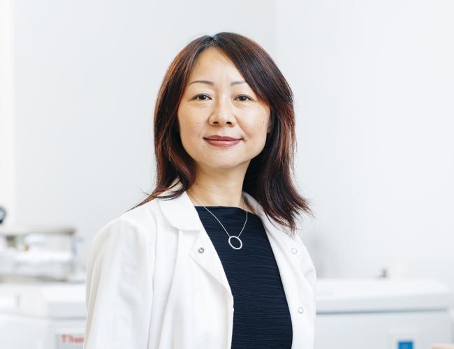 UCLA scientist Lili Yang in her lab