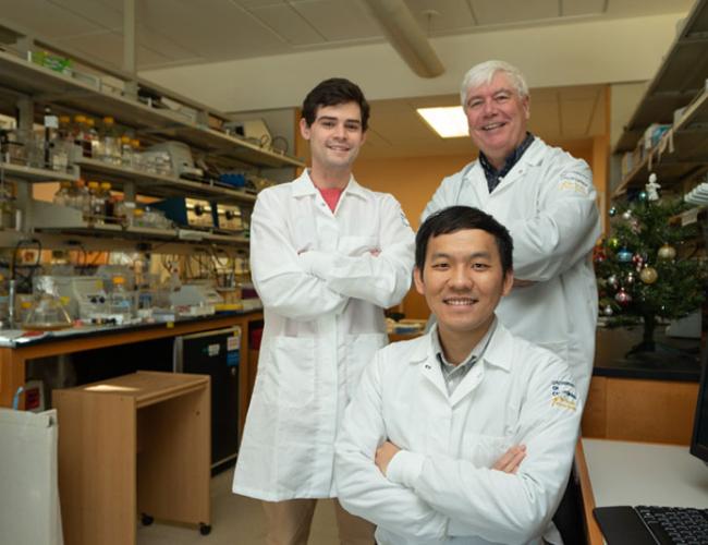 UCLA researcher Michael Carey group photo with team