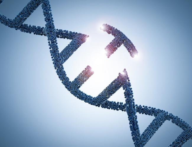 DNA illustration.