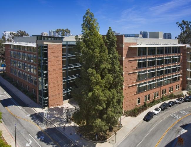 The Terasaki Life Sciences Building, the new home of the Broad Stem Cell Research Center-California Institute for Regenerative Medicine Laboratory