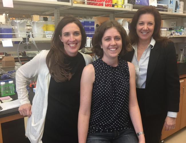 From left: April Pyle, Courtney Young and Melissa Spencer