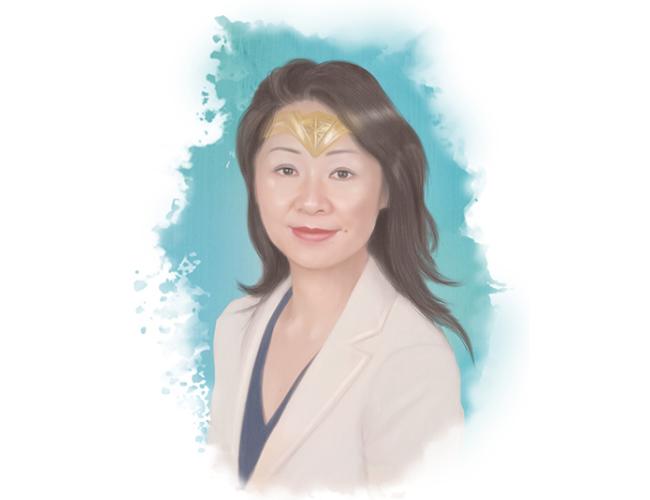 Illustration of Lili Yang, PhD Associate Professor of Microbiology, Immunology & Molecular Genetics
