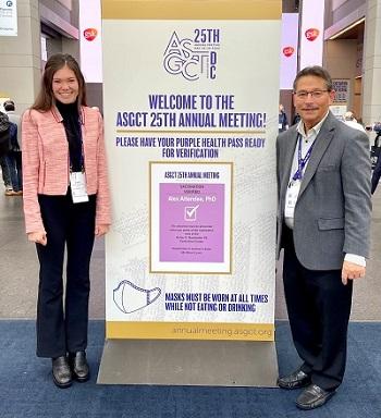 McAuley and Kohn at an American Society of Gene and Cell Therapy conference.
