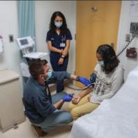  A patient receiving care at UCLA Health
