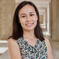 UCLA scientist Meiyan Wang smiles for a headshot.