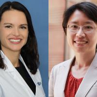 Dr. Sarah Larson (left) and Yvonne Chen