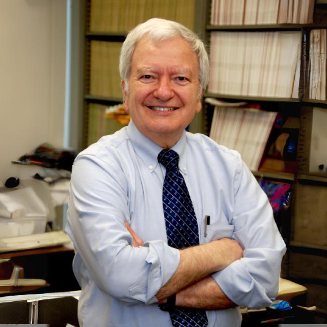 Researcher Michael Jung smiles in a UCLA office.