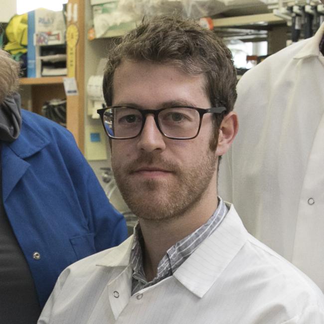 Allison, Thomas smiles in a UCLA lab.